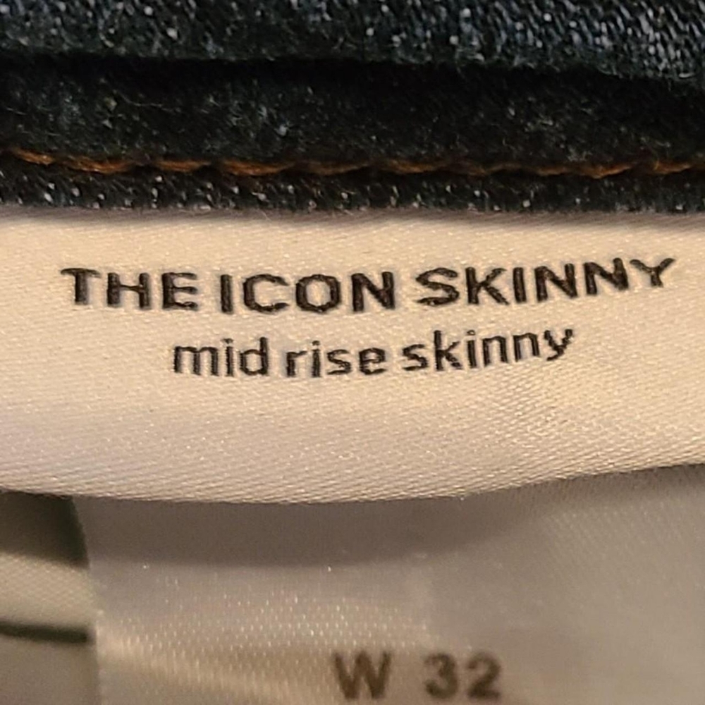 JOE'S ICON SKINNY DARK WASH STRECH DISTROYED DENIM, I SHIP FAST 32x29 - Picture 6 of 8